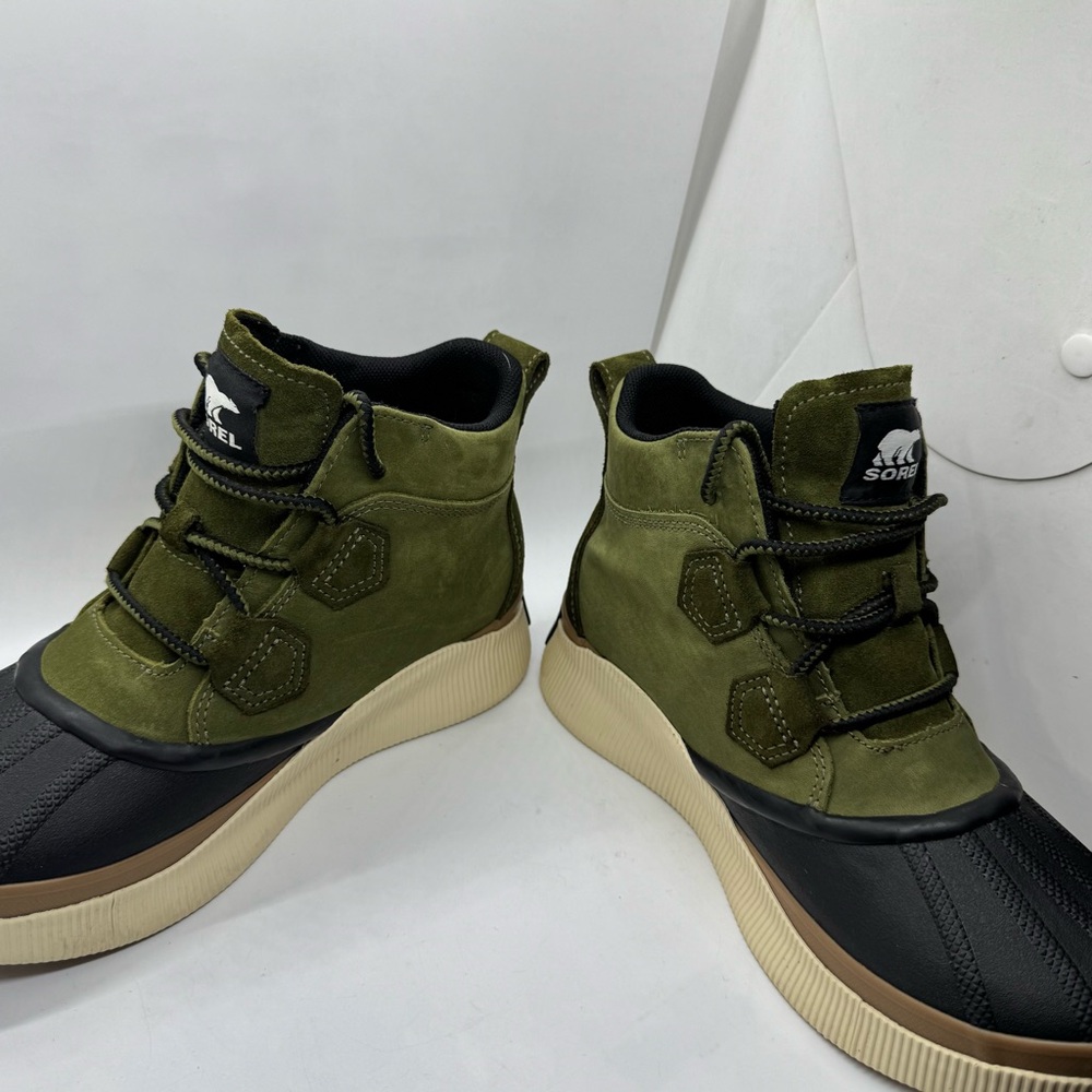 Sorel Women's Out N About IV Classic Waterproof Boots Utility Green, Black - Picture 6 of 14